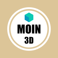 This is my logo with my name MOIN3D