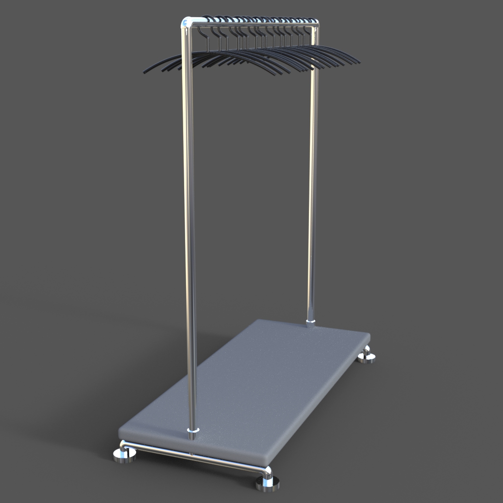 Free Simple Clothes Rack