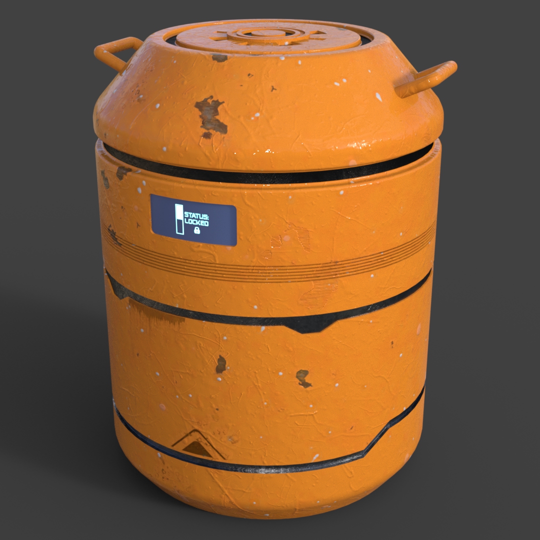Free SciFi Barrel 01